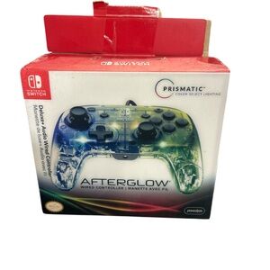 PDP Afterglow Deluxe+ Audio Wired Controller for Nintendo Switch – Prismatic LED